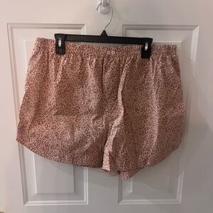 Free People Floral Pink Women's Bermudas